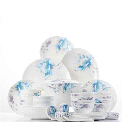 操逼视频了48头聆听花开骨瓷礼品餐具套装